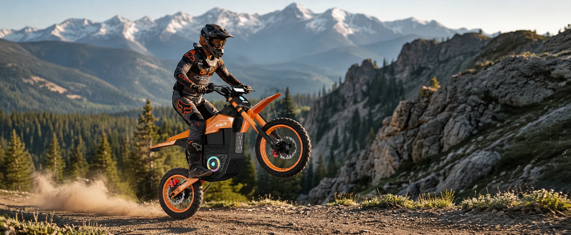 How to Ride an HiQiS Electric Dirt Bike on Rocky Trails