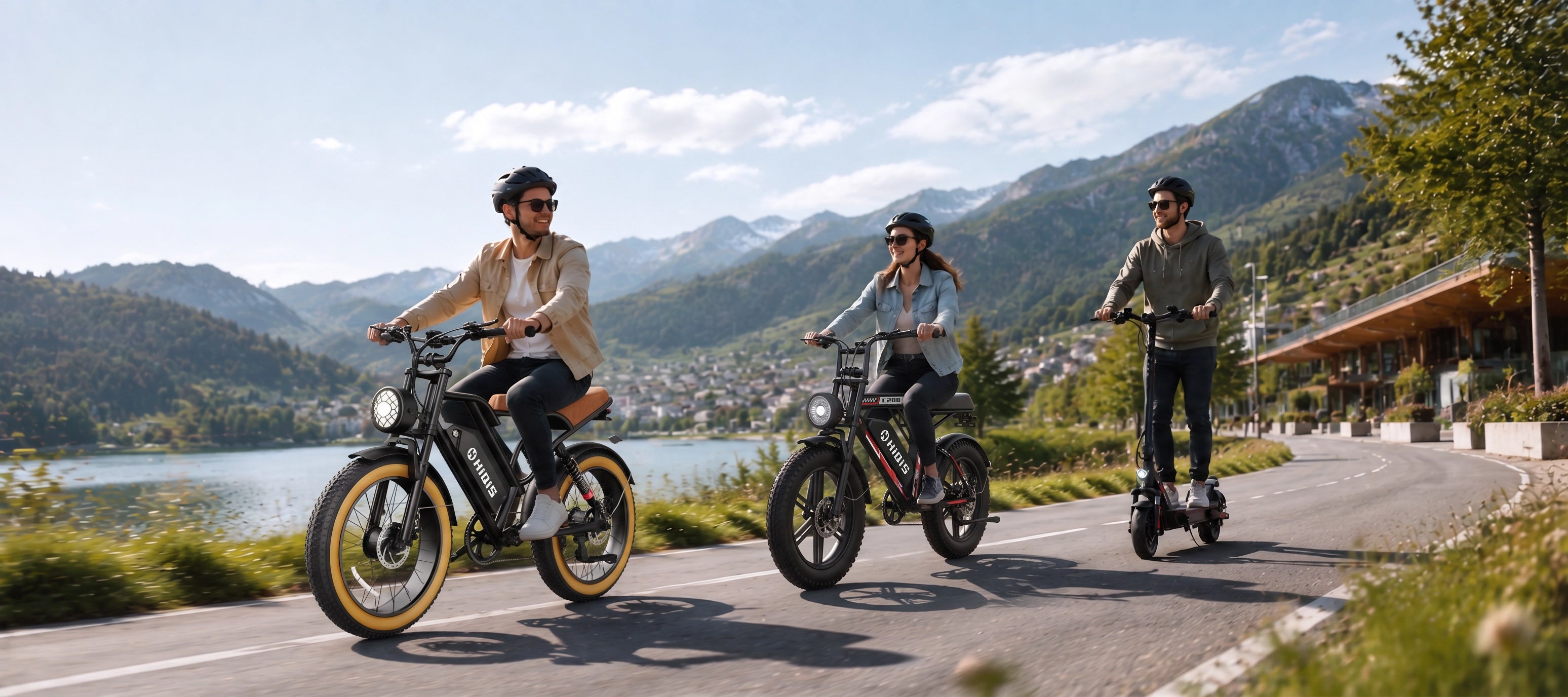 HIQIS electric bikes and electric scooter for everyday riding