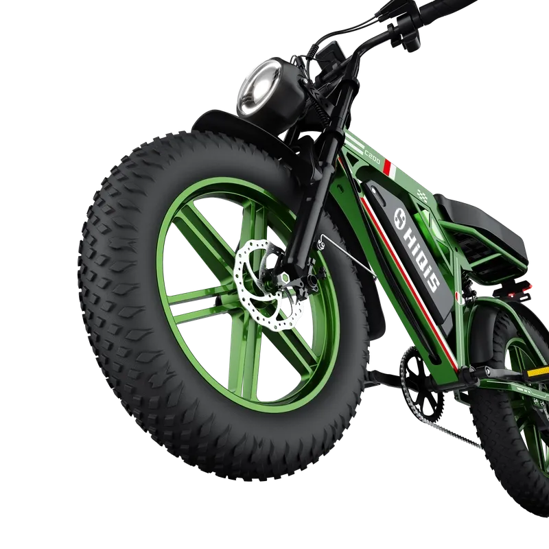 C200 20-Inch 1000W Fat Tire Electric Bike with 48V 17.5Ah Battery, Dual Suspension & Shimano 7-Speed