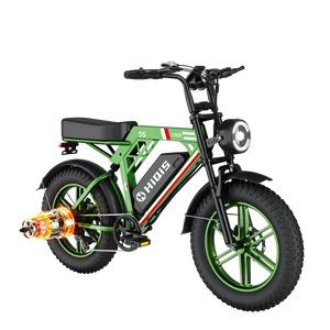 C200 20-Inch 1000W Fat Tire Electric Bike with 48V 17.5Ah Battery, Dual Suspension & Shimano 7-Speed