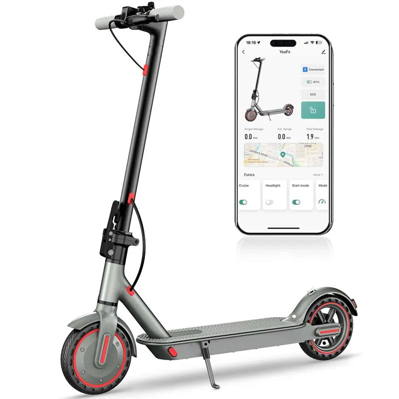 D8 PRO 350W Electric Scooter with 8.5-Inch Solid Tires