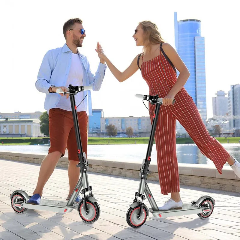 D8 PRO Electric Scooter with 8.5-Inch Solid Tires and Suspension
