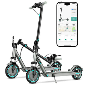 D8 PRO Electric Scooter with 8.5-Inch Solid Tires and Suspension