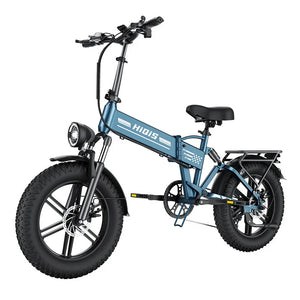 E20 20-Inch Fat Tire Electric Bike, 1000W Rear Motor, Dual Suspension, 48V 15Ah Battery