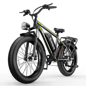 F26 26×4 Inch Fat Tire Electric Bike, 1000W Rear Motor, 48V 15.6Ah Battery