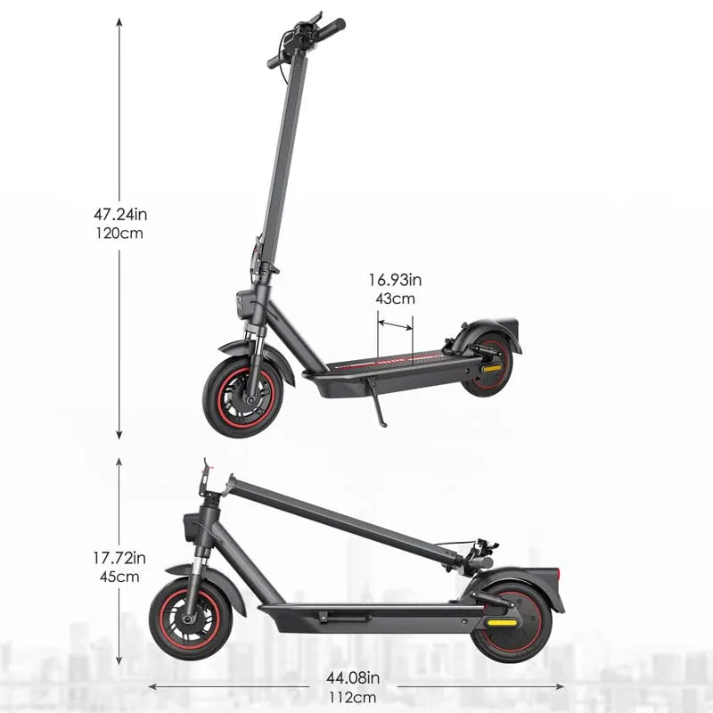 MAX PRO 600W Electric Scooter with 10-Inch Air Tires