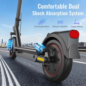 MAX PRO 600W Electric Scooter with 10-Inch Air Tires