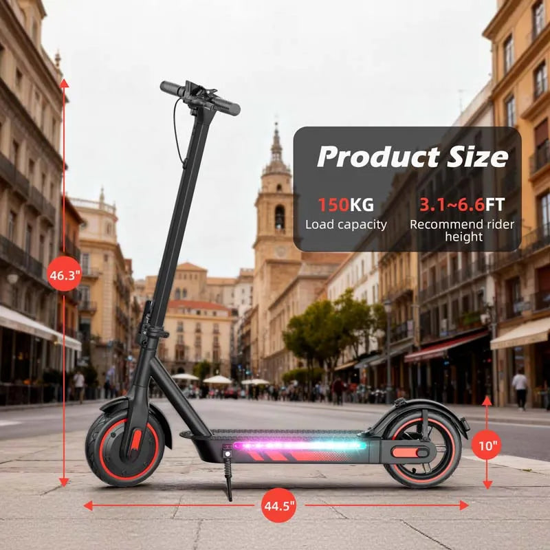 V10 Pro 500W Electric Scooter with 10-Inch Honeycomb Tires